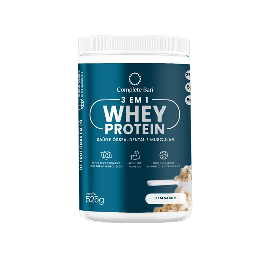Whey Isolado 3 em 1 Neutro 525gr Complete Bari