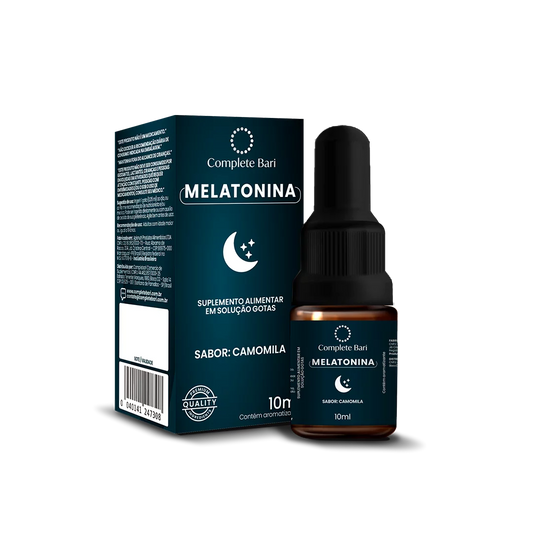 Melatonina Gotas Sabor Camomila 10 ml Complete Bari